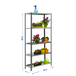 Étagère de jardin - 1800x900x300 - 5 niveaux Gris - SIMON RACK - 8435104987452