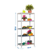 Étagère de jardin - 1800x900x500 - 5 niveaux Galvanisé - SIMON RACK - 8435104987711
