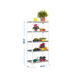 Étagère de jardin - 1800x900x300 - 5 niveaux Blanc - SIMON RACK - 8435104987810