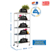Étagère mobile de jardin - 1915x900x300 - 5 niveaux Galvanisé - SIMON RACK - 8435104987841