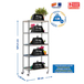 Étagère mobile de jardin - 1875x900x300 - 5 niveaux Gris - SIMON RACK - 8435104987933