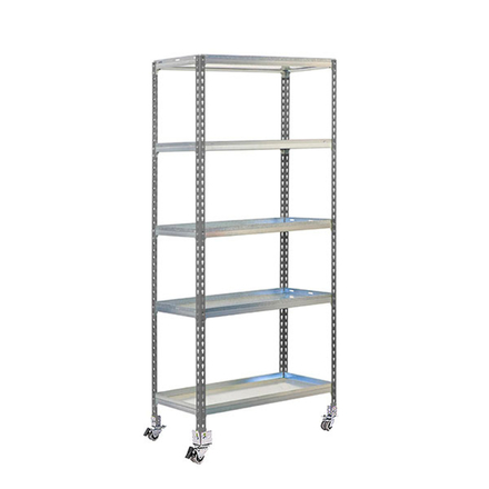Étagère mobile de jardin - 1875x900x400 - 5 niveaux Gris - SIMON RACK - 8435104987940