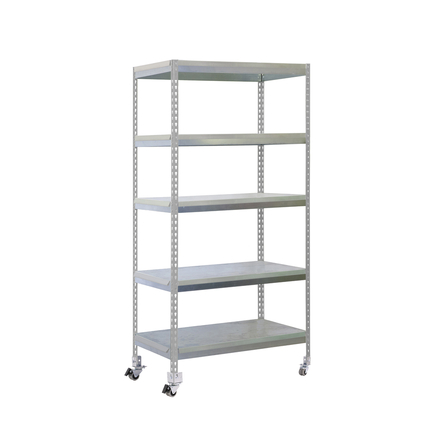 Étagère mobile de jardin - 2115x1000x450 - 5 niveaux Galvanisé - SIMON RACK - 8435104988091