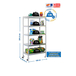 Étagère mobile de jardin - 2115x1000x600 - 5 niveaux Galvanisé - SIMON RACK - 8435104988107
