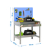 Établi de jardin - 1445x900x600 - 2 niveaux Bleu - SIMON RACK - 8435104988329