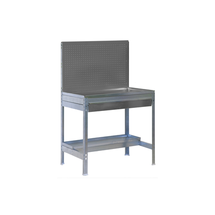 Établi de jardin - 1445x900x600 - 2 niveaux Gris - SIMON RACK - 8435104988404