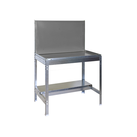 Établi de jardin - 1520x900x400 - 2 niveaux Gris - SIMON RACK - 8435104988596