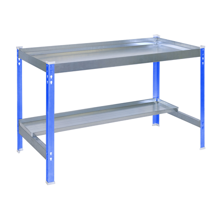 Table de jardin - 840x900x600 - 2 niveaux Bleu - SIMON RACK - 8435104988671