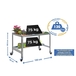 Table de jardin - 875x1200x600 - 2 niveaux Gris - SIMON RACK - 8435104988800
