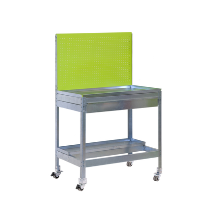 Établi de jardin - 1520x1200x400 - 2 niveaux Vert - SIMON RACK - 8435104988886