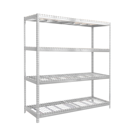 Étagère mobile charge moyenne 400kg - 2500x1800x600 - 4 niveaux Galvanisé - SIMON RACK - 8435104989920