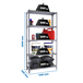 Rayonnage métallique léger sans vis 2000x1100x400 - 5 niveaux Gris - SIMON RACK - 8435104990193