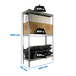 Étagère charge moyenne 500 à 600kg - 2000x1800x750 - 3 niveaux Galvanisé - SIMON RACK - 8435104990803