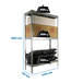 Étagère charge moyenne 500 à 600kg - 2000x2400x750 - 3 niveaux Galvanisé - SIMON RACK - 8435104990827