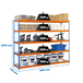 Étagère charge moyenne 500 à 600kg - 2000x1800x750 - 5 niveaux Bleu/Orange - SIMON RACK - 8435104990933