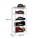 Étagère mobile charge moyenne 400kg - 2000x1800x750 - 3 niveaux Galvanisé - SIMON RACK - 8435104991121