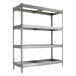 Étagère mobile charge moyenne 400kg - 2000x1800x750 - 4 niveaux Galvanisé - SIMON RACK - 8435104991183