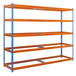 Étagère mobile charge moyenne 400kg - 2000x1200x750 - 5 niveaux Bleu/Orange - SIMON RACK - 8435104991213