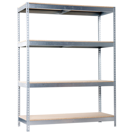 Étagère mobile charge moyenne 400kg - 2000x1500x750 - 4 niveaux Bois - SIMON RACK - 8435104991404