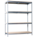 Étagère mobile charge moyenne 400kg - 2000x1500x750 - 4 niveaux Bois - SIMON RACK - 8435104991404
