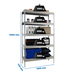 Étagère mobile charge moyenne 400kg - 2000x1200x750 - 5 niveaux Bois - SIMON RACK - 8435104991442