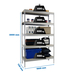 Étagère mobile charge moyenne 400kg - 2000x1800x750 - 5 niveaux Bois - SIMON RACK - 8435104991480