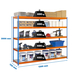 Étagère mobile charge moyenne 400kg - 2000x1200x750 - 5 niveaux Bleu/Orange - SIMON RACK - 8435104991695