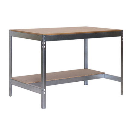 Kit établi Bricolage - 842x910x760 - 2 niveaux Bois - SIMON RACK - 8435104991954