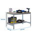 Kit établi Bricolage - 842x910x760 - 2 niveaux Bois - SIMON RACK - 8435104991954