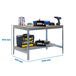 Kit établi Bricolage - 842x1210x610 - 2 niveaux Bois - SIMON RACK - 8435104991985