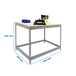 Kit établi Basic - 900x1200x900 - 1 niveau Galvanisé/Bois - SIMON RACK - 8435104992661