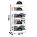 Rayonnage métallique léger à vis 1800x800x400 - 5 niveaux Blanc - SIMON RACK - 8435104993606