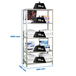 Rayonnage métallique léger à vis 1800x800x400 - 5 niveaux Gris - SIMON RACK - 8435104993613