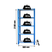 Rayonnage de bureau charge légère sans vis 2100x900x300 - 5 niveaux Bleu/Blanc - SIMON RACK - 8435104994122