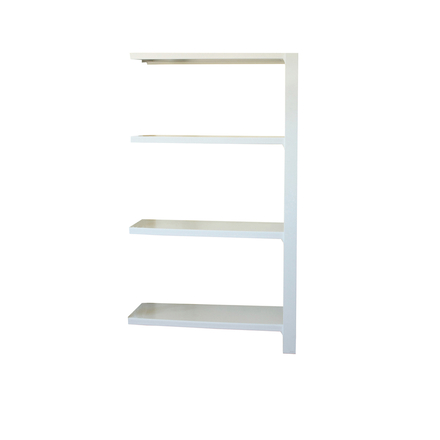 Rayonnage de bureau charge légère sans vis 1500x900x300 - 4 niveaux Blanc - SIMON RACK - 8435104994375