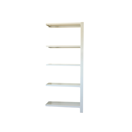 Rayonnage de bureau charge légère sans vis 2100x900x300 - 5 niveaux Blanc - SIMON RACK - 8435104994412