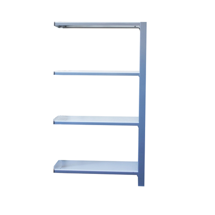 Rayonnage de bureau charge légère sans vis 1500x900x400 - 4 niveaux Gris/Blanc - SIMON RACK - 8435104994672