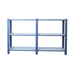 Rayonnage de bureau charge légère sans vis 1000x1800x300 - 3 niveaux Blanc - SIMON RACK - 8435104998298