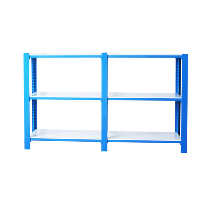 Rayonnage de bureau charge légère sans vis 1000x1800x300 - 3 niveaux Bleu/Blanc - SIMON RACK - 8435104998304