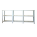 Rayonnage de bureau charge légère sans vis 1000x2700x400 - 3 niveaux Blanc - SIMON RACK - 8435104998403