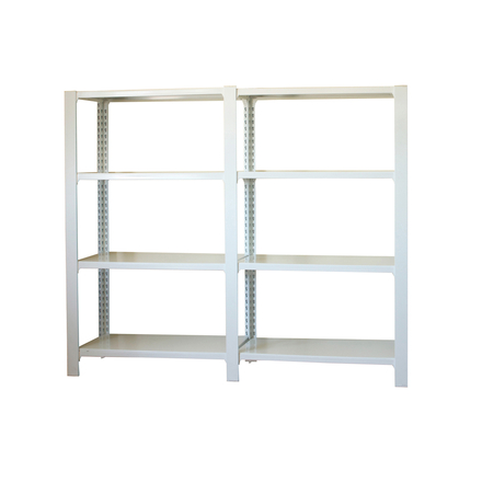 Rayonnage de bureau charge légère sans vis 1500x1800x400 - 4 niveaux Blanc - SIMON RACK - 8435104998496