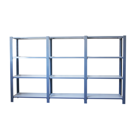Rayonnage de bureau charge légère sans vis 1500x2700x400 - 4 niveaux Blanc - SIMON RACK - 8435104998502