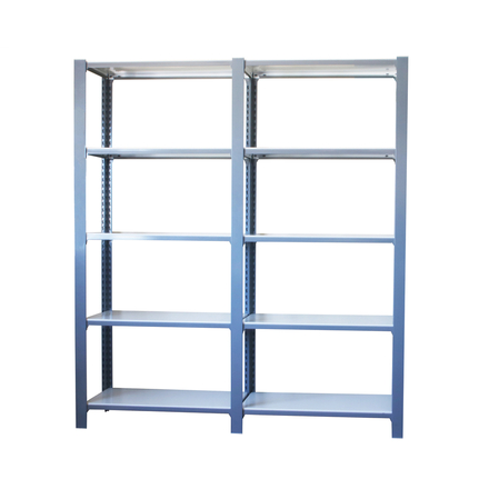 Rayonnage de bureau charge légère sans vis 2100x1800x300 - 5 niveaux Blanc - SIMON RACK - 8435104998533