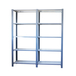Rayonnage de bureau charge légère sans vis 2100x1800x300 - 5 niveaux Blanc - SIMON RACK - 8435104998533