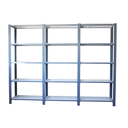 Rayonnage de bureau charge légère sans vis 2100x2700x300 - 5 niveaux Blanc - SIMON RACK - 8435104998564