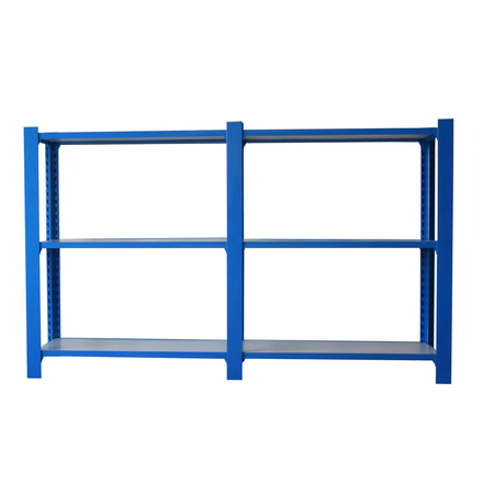 Rayonnage de bureau charge légère sans vis 1000x1800x400 - 3 niveaux Bleu/Blanc - SIMON RACK - 8435104998878