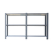 Rayonnage de bureau charge légère sans vis 1000x1800x400 - 3 niveaux Gris/Blanc - SIMON RACK - 8435104998908