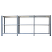 Rayonnage de bureau charge légère sans vis 1000x2700x400 - 3 niveaux Gris/Blanc - SIMON RACK - 8435104998991