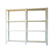Rayonnage de bureau charge légère sans vis 1500x1800x400 - 4 niveaux Blanc - SIMON RACK - 8435104999202