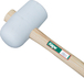 MAILLET CARRELEUR BLANC 420GR Ø65 EMMANCHE FRENE FORGES DE MAGNE - 321703